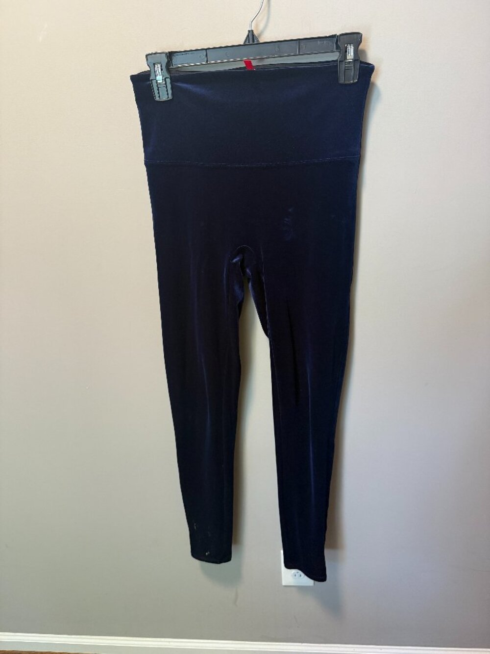 Spanx Blue Velvet Leggings - L